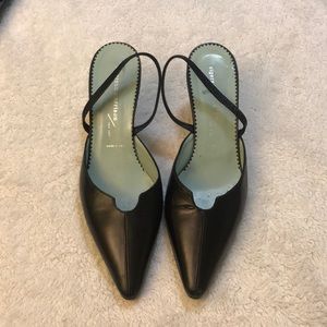 SIGERSON MORRISON Pointy Toe Slingback Heel